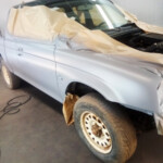 Restauration de véhicule tout-terrain : photo des travaux sur un Pick-up Mitsubishi L200 année 2000 - Garage 4x4 90