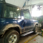 Restauration de véhicule tout-terrain : photo des travaux sur un Galloper Hyundai année 2000 - Garage 4x4 90