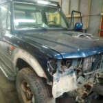 Restauration de véhicule tout-terrain : photo des travaux sur un Galloper Hyundai année 2000 - Garage 4x4 90